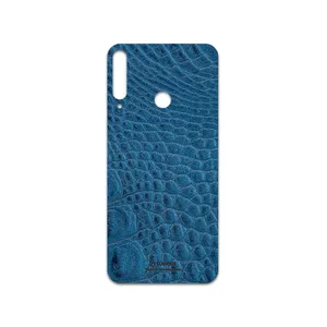 MAHOOT Blue-Crocodile-Leather Cover Sticker for Huawei Y7p