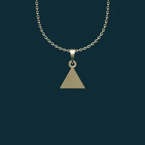 گردنبند طلا 18 عیار زنانه مدوپد مدل مثلث کد BB2-1-1088