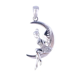 آویز گردنبند نقره زنانه مدل AVN_M020