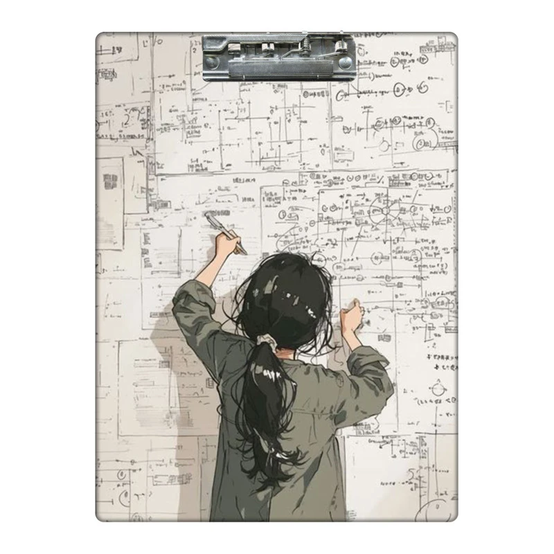 تخته شاسی طرح دختر ریاضی دان کد 0783470 سایز A4