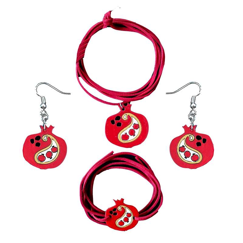 نیم ست دخترانه مدل انار یلدا