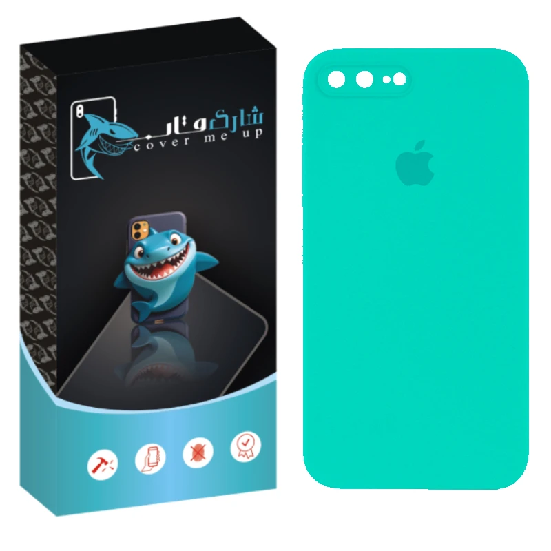 کاور شارک قاب مدل سیلیکونی پاک کنی ORG مناسب برای گوشی موبایل اپل iPhone 7 Plus / 8 Plus