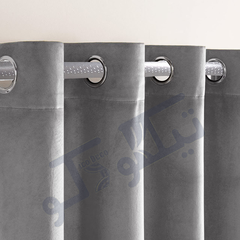 پرده تیکو دکو مدل مخمل مات هانزو شش چین سایز 225x280 سانتیمتر پرده تیکو دکو مدل مخمل مات هانزو شش چین سایز 225x280 سانتیمتر