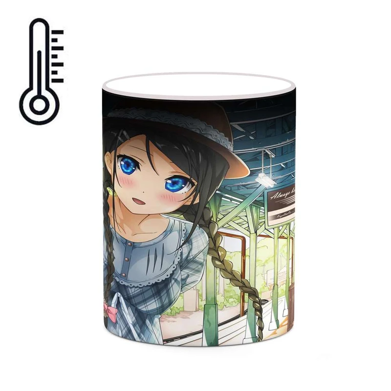 ماگ حرارتی کاکتی مدل انیمه کد mgh19286