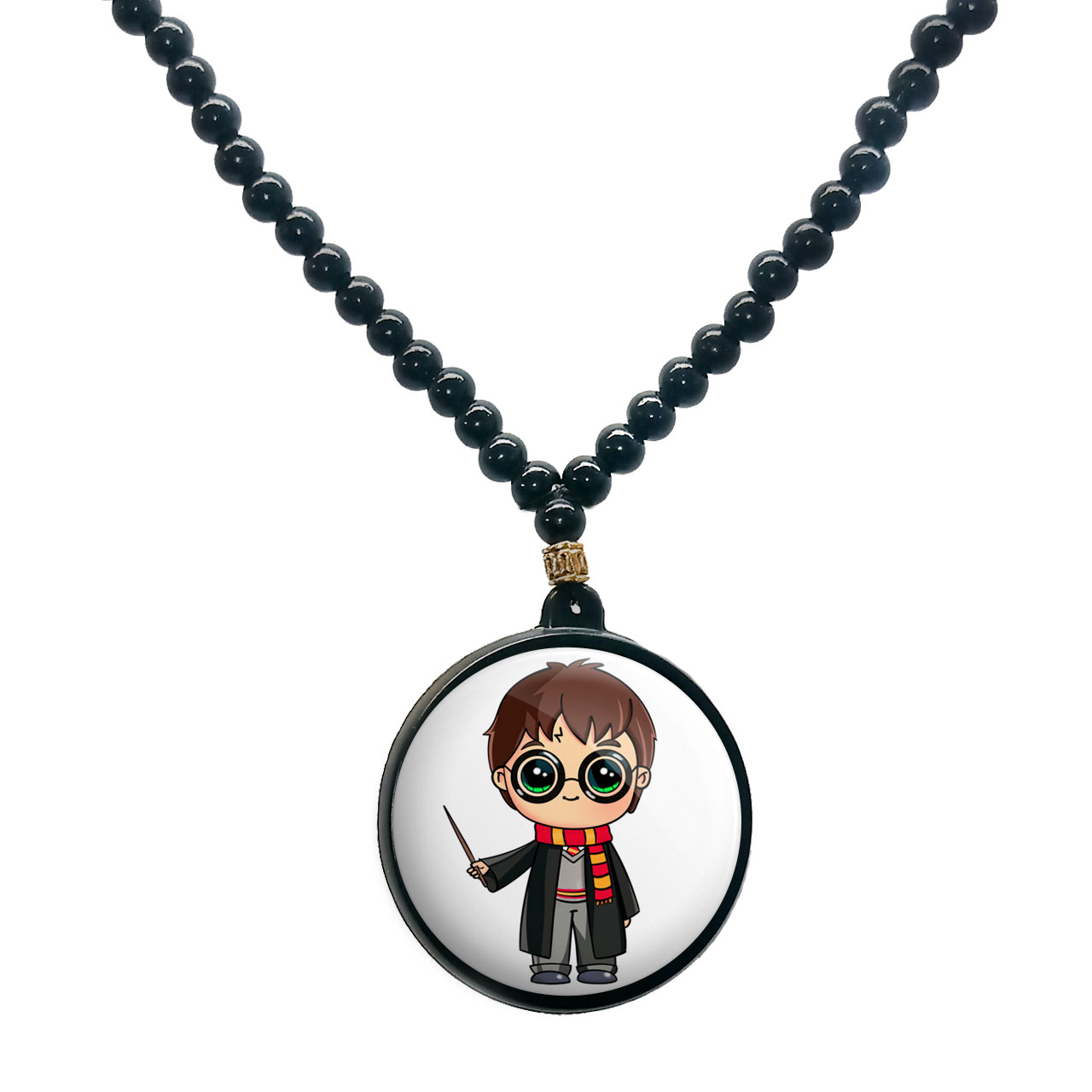 گردنبند پرمانه طرح Harry Potter کد pmd.23988 مدل دو طرفه