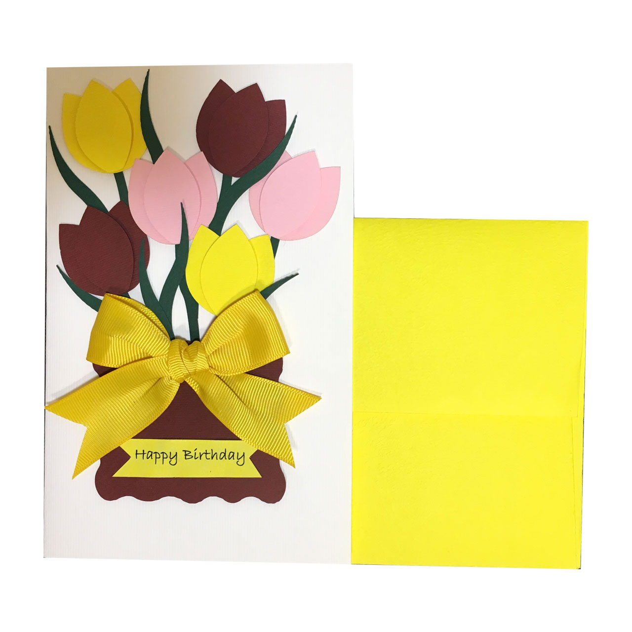 کارت پستال مدل Flower Happy Birthday020