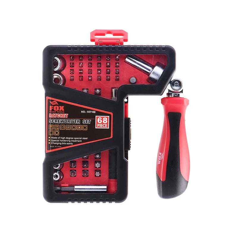 مجموعه 68 عددی پیچ گوشتی فوکس مدل R68