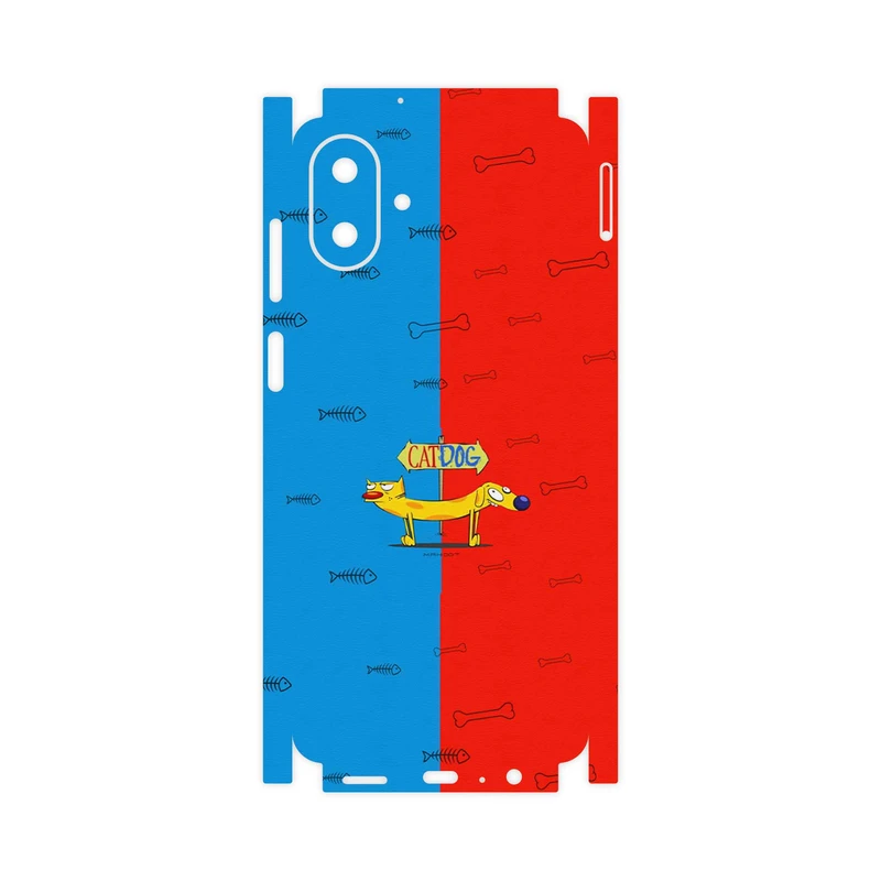 برچسب پوششی ماهوت مدل CatDog-FullSkin مناسب برای گوشی موبایل سامسونگ Galaxy A07
