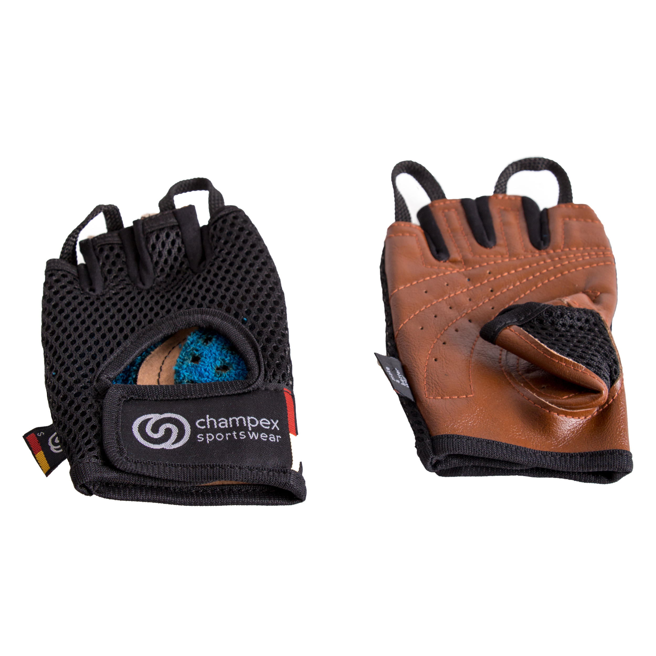 دستکش تمرین چمپکس مدل Gear Man Leather Brown