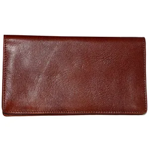کیف پول چرم طبیعی گاوی دست دوز لمونو مدل هاوان کد 2566L