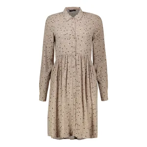 پیراهن یقه برگردان زنانه هومنیتی مدل WYWDR3606