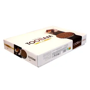 بیسکویت کرم دار کاکائویی توتیام خرم - 2500 گرم