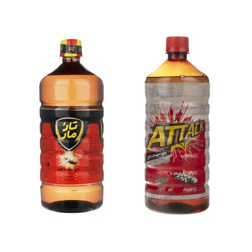 مایع سوسک کش مدل Taromar1L.Attack1Lحجم 2000 میلی لیتر مجموعه 2 عددی