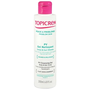 ژل پاک کننده و تسکین دهنده سر و بدن تاپی کرم مدل PV حجم 200 میلی لیتر