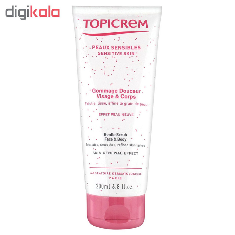 اسکراب بدن و صورت تاپی کرم مدل Gentle Scrub حجم 200 میلی لیتر اسکراب بدن و صورت تاپی کرم مدل Gentle Scrub حجم 200 میلی لیتر
