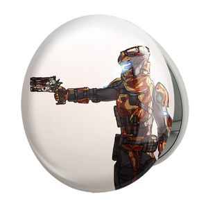 آینه جیبی خندالو طرح بازی تایتان فال (Titanfall) مدل تاشو کد 32621