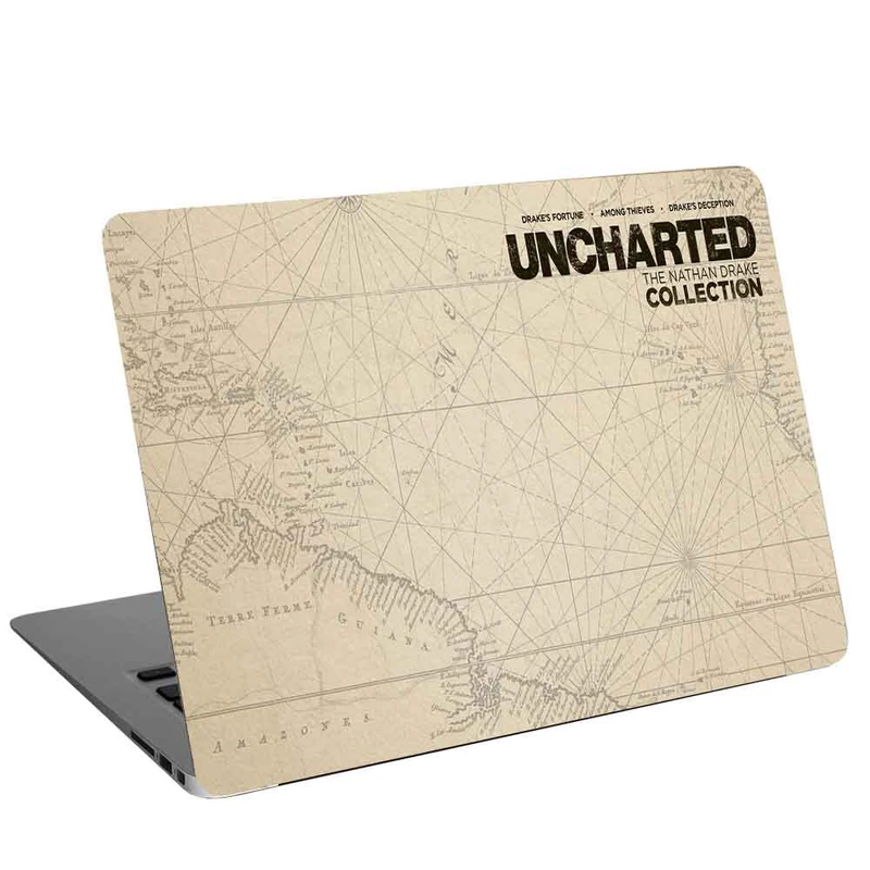 استیکر لپ تاپ طرح uncharted کد cl-511 مناسب برای لپ تاپ 15.6 اینچ