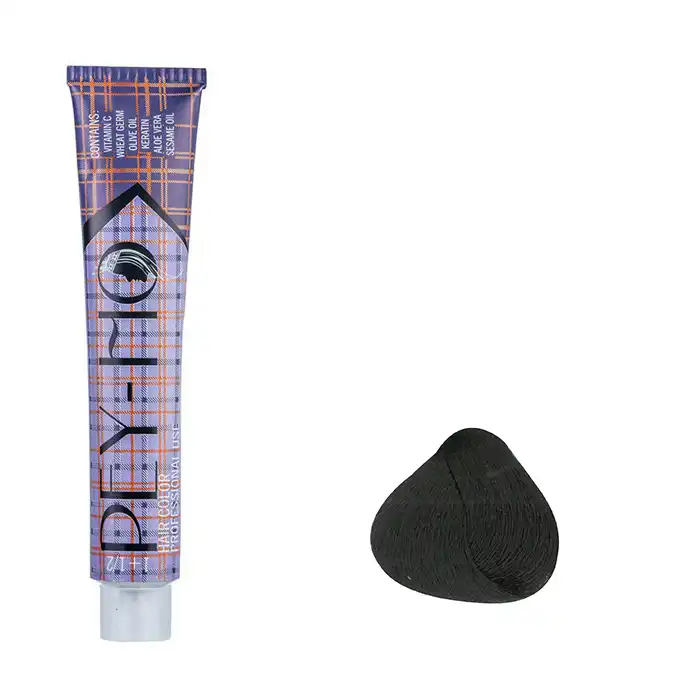 رنگ موی پی هو مدل Ashshades شماره 1.1 حجم 100 میلی لیتر رنگ مشکی پرکلاغی