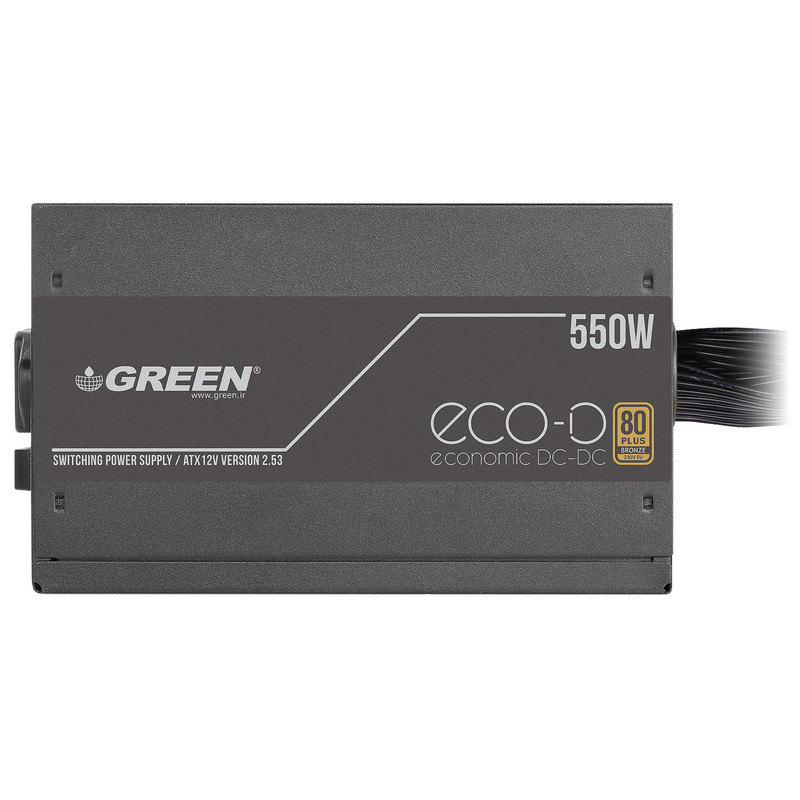منبع تغذیه کامپیوتر 550 وات گرین مدل GP550A-ECO D