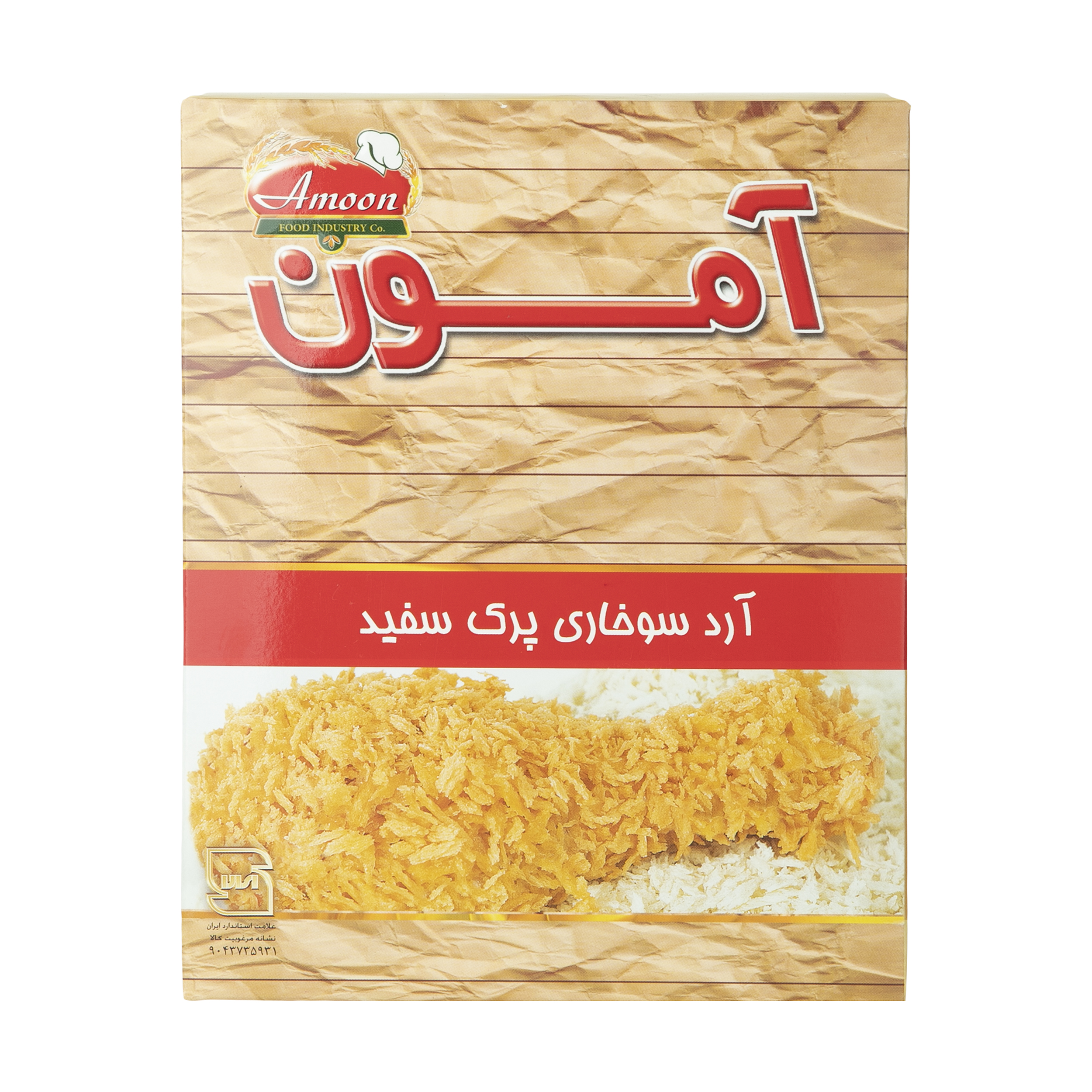 آرد سوخاری پرک سفید آمون - 250 گرم