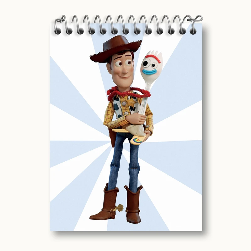 دفتر یادداشت 50 برگ خندالو مدل داستان اسباب بازی Toy Story کد 3926