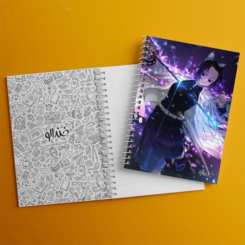 دفتر مشق 50 برگ خندالو مدل شینوبو کوچو انیمه شیطان کش کد 13270 دفتر مشق 50 برگ خندالو مدل شینوبو کوچو انیمه شیطان کش کد 13270
