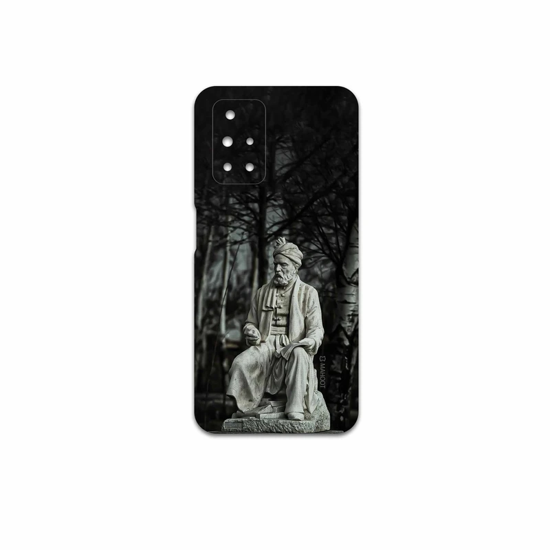 برچسب پوششی ماهوت مدل Ferdowsi-Logo مناسب برای گوشی موبایل شیائومی Redmi 10