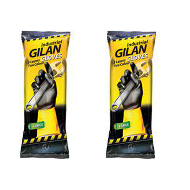 دستکش صنعتی گیلان مدل سه لایه BN22 مجموعه 2 عددی دستکش صنعتی گیلان مدل سه لایه BN22 مجموعه 2 عددی