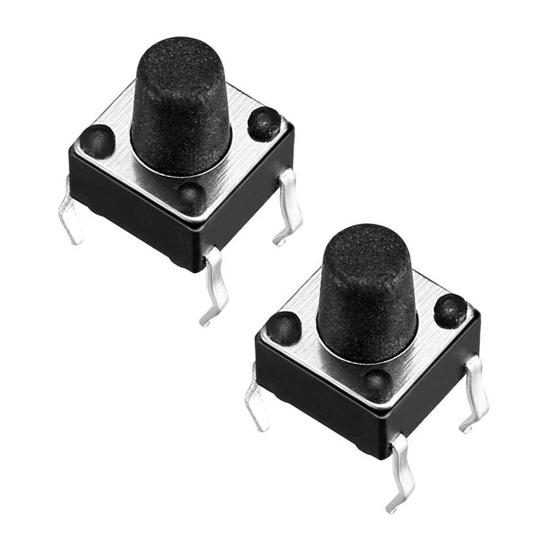 میکرو سوئیچ مدل Vertical-6×6×7.5-4P بسته 2 عددی