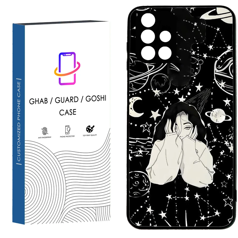 کاور قاب گارد گوشی طرح دخترانه کد 47 - tpu مناسب برای گوشی سامسونگ Galaxy A71