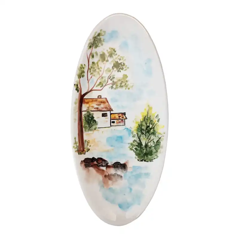 رولت خوری سرامیکی طرح منظره کد ZP69