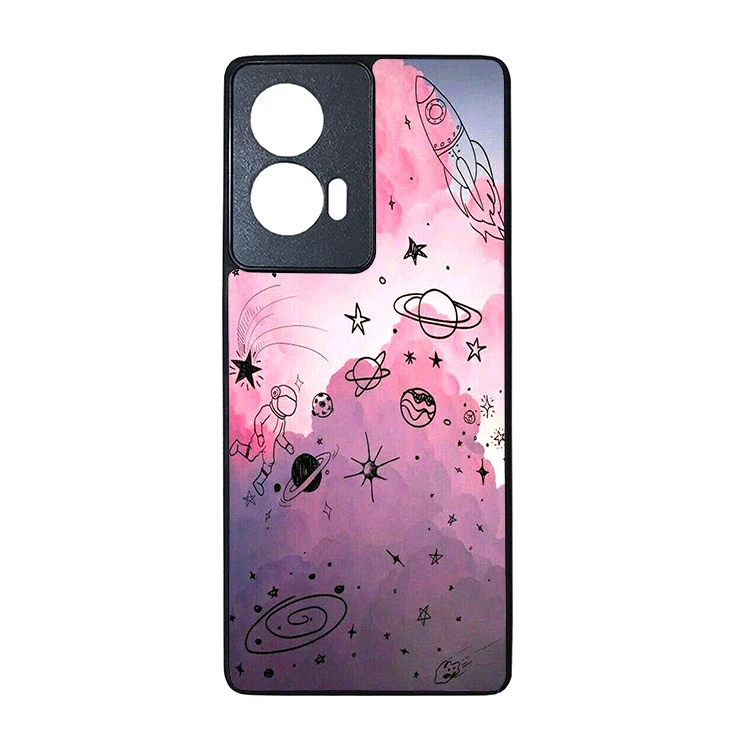 کاور گالری وبفر طرح کهکشان  مناسب برای گوشی موبایل موتورولا Edge 50 Fusion