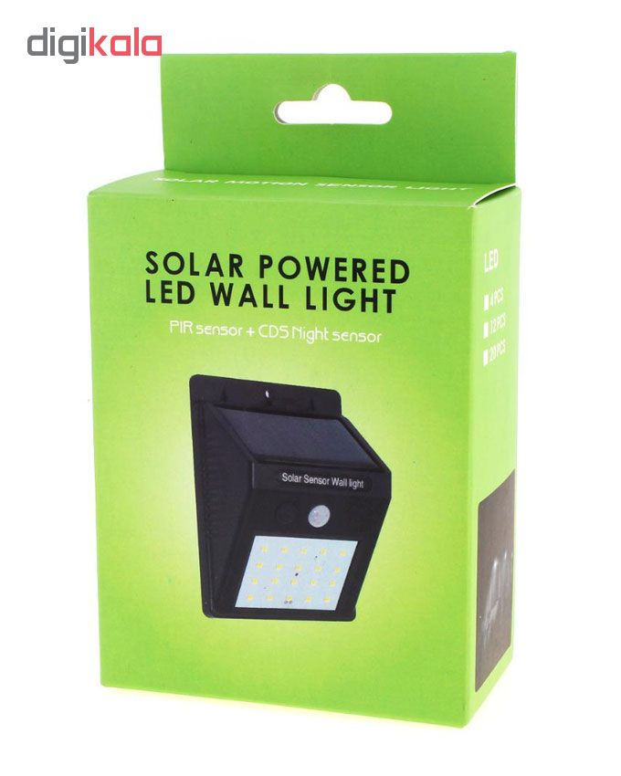 چراغ ال ای دی خورشیدی مدل Solar Wall Light