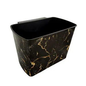 سطل زباله کابینتی مدل ماربل بلک