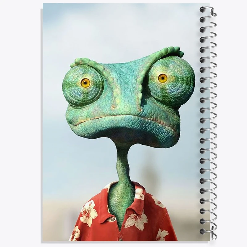 دفتر مشق 100 برگ خندالو طرح انیمیشن رنگو کد F1943