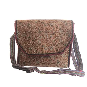 کیف قلمکار لوح هنر طرح ترمه کد 809