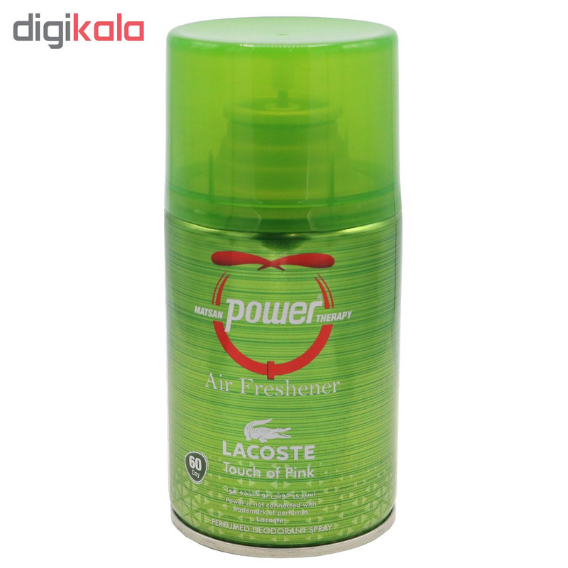 اسپری خوشبو کننده هوا پاور مدل Lacoste Touch of pink حجم 260 میلی لیتر