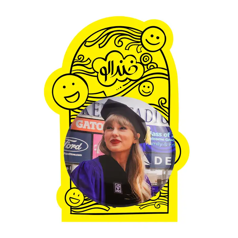 آینه جیبی خندالو مدل تیلور سوئیفت Taylor Swift  کد 19060