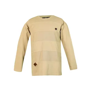 پولوشرت آستین بلند مردانه مدل یقه گرد ساده کد 41