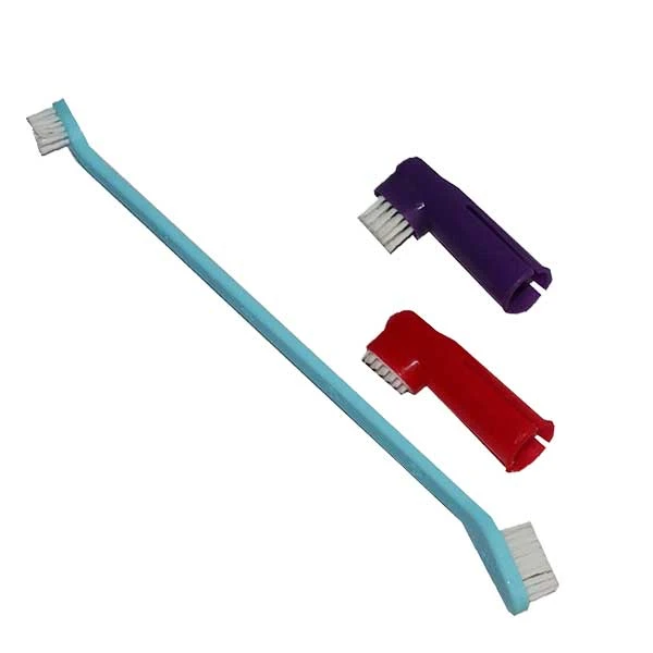 ست مسواک مخصوص سگ و گربه مدل dental