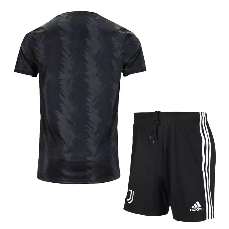 ست تی شرت آستین کوتاه و شلوارک ورزشی مردانه مدل یوونتوس کد Away-2023