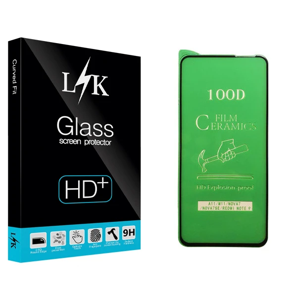 محافظ صفحه نمایش سرامیکی ال کی مدل +LITE مناسب برای گوشی موبایل شیائومی Redmi Note 9