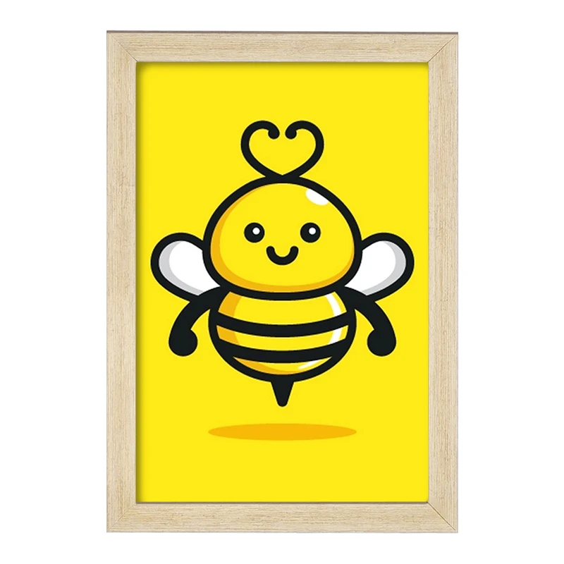 تابلو خندالو مدل حیوانات بامزه زنبور کد 28203