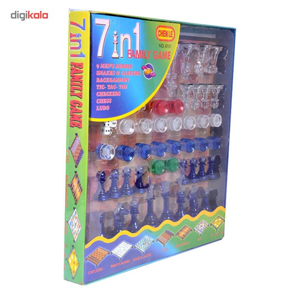 بازی فکری فمیلی گیم مدل 7In1