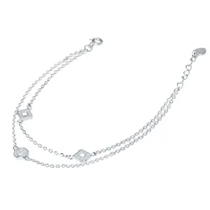 دستبند نقره اقلیمه کد DN213