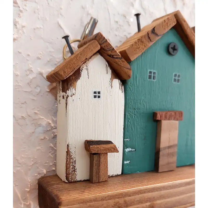 جاکلیدی دیواری مدل دهکده فانتزی کد 5334z