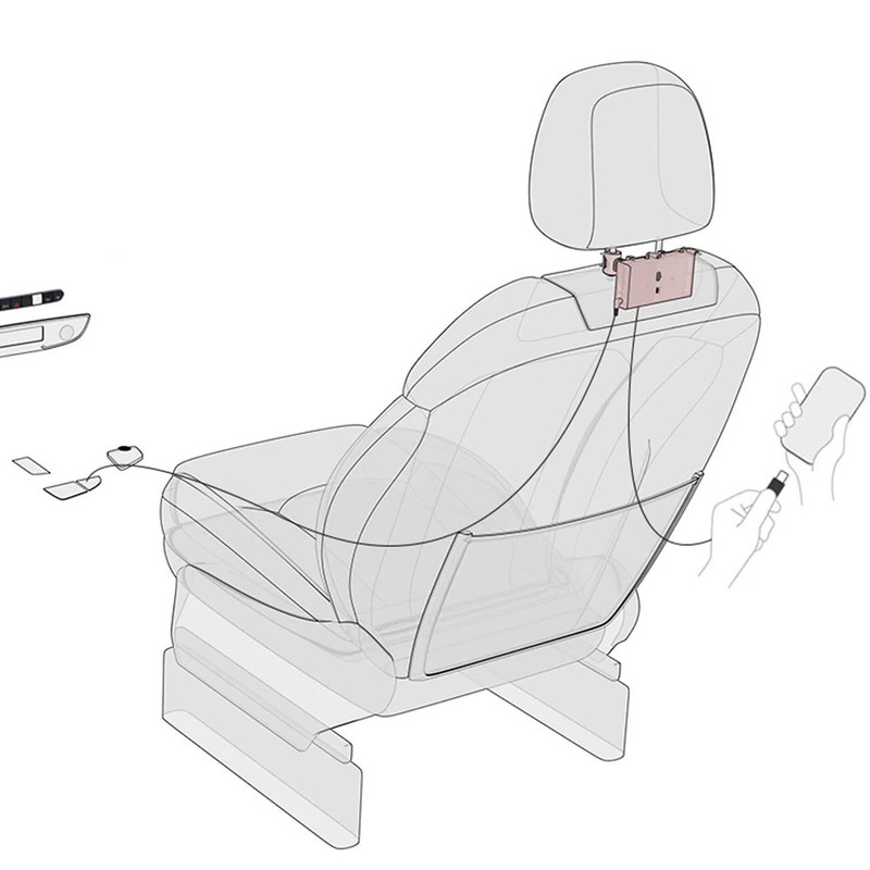 شارژر فندکی گرین لاین مدل Backseat Car Charger