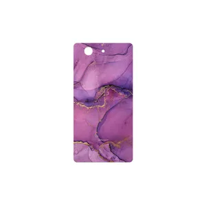 MAHOOT Purple Marble Cover Sticker for Sony Xperia Z3 Compact