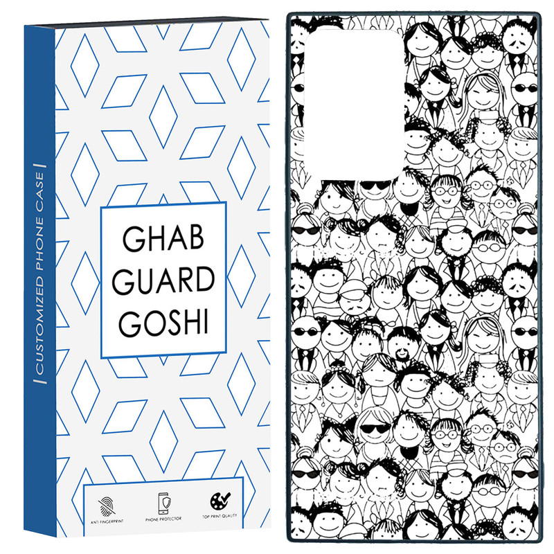 کاور قاب گارد گوشی طرح آدمک کد TPU-076 مناسب برای گوشی موبایل سامسونگ Galaxy Note 20 Ultra