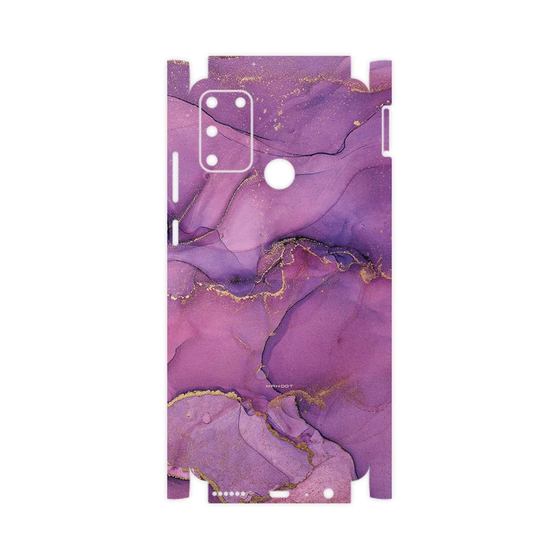 برچسب پوششی ماهوت مدل Purple Marble-FullSkin مناسب برای گوشی موبایل آنر 9A